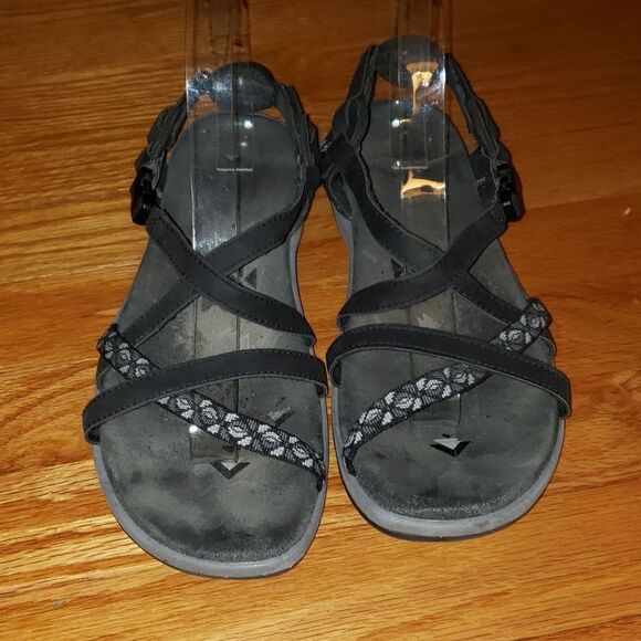 Skechers Black Slingback Sandals - Picture 2 of 7